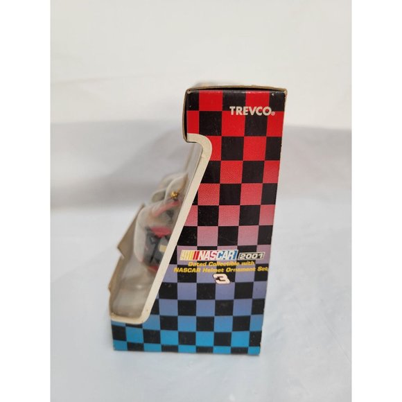 2001 Nascar Helmet Collectible Ornament Set #123 Dale Earnhardt - Trevco - Picture 2 of 7